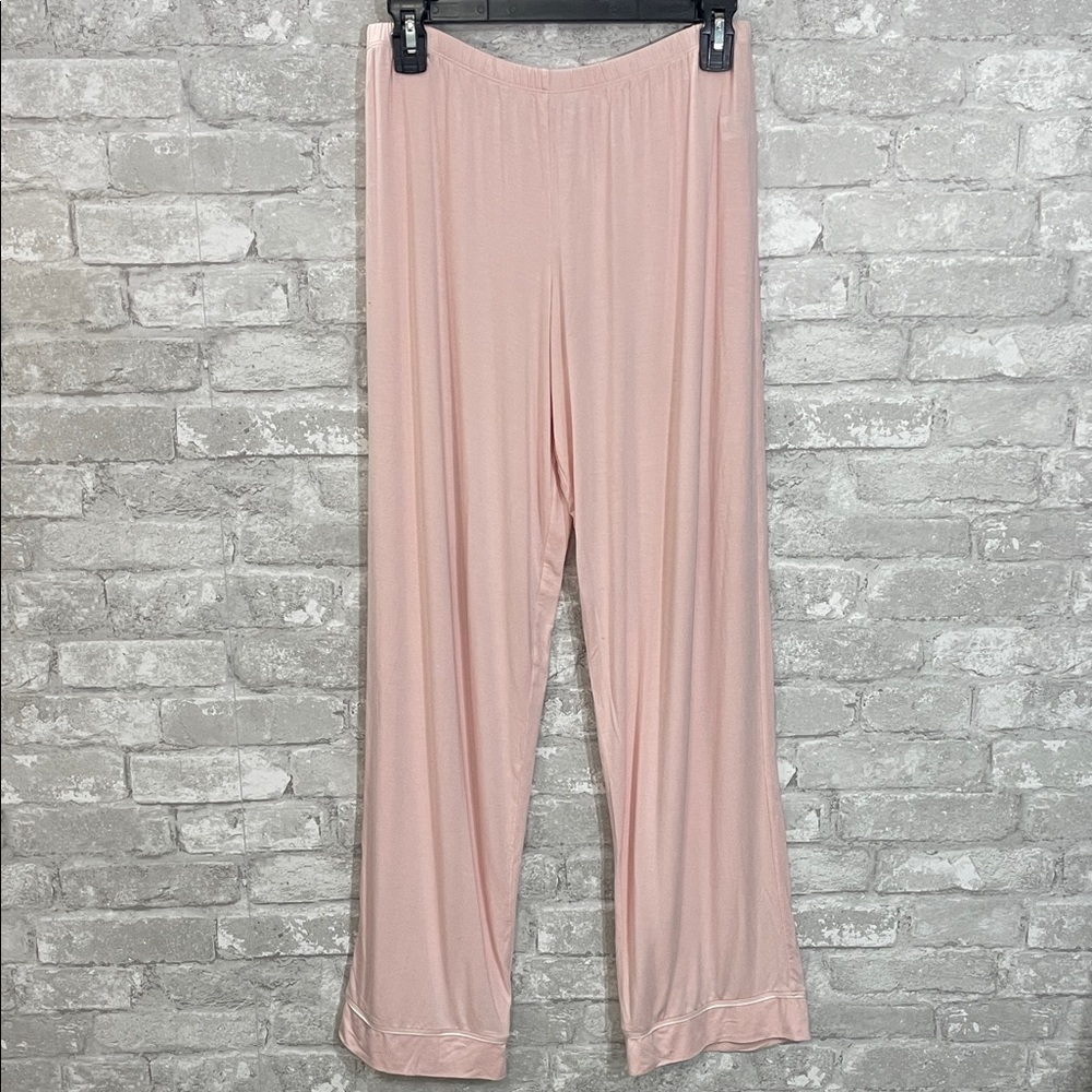 Eberjey Blush Pink Wide-Leg Lounge Pajama Pants
